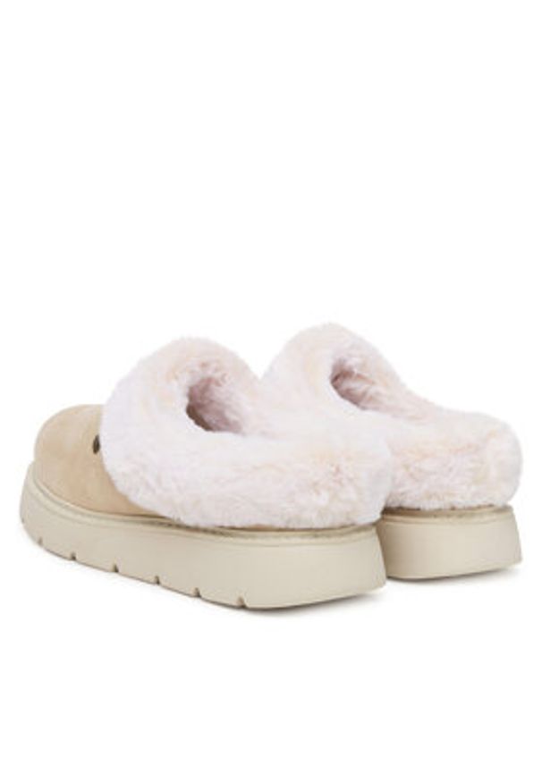 skechers - Skechers Kapcie Keepsakes Lite 114762/OFWT Écru. Materiał: skóra