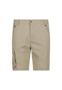 Szorty bermudzkie z kieszeniami cargo CMP. Kolor: beżowy. Sport: turystyka piesza #1