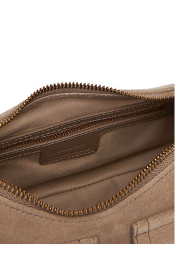 Pinko - PINKO Torebka Cargo Bag Classic PE 25 PLTT 102794 A29N Beżowy. Kolor: beżowy. Materiał: skórzane, zamszowe