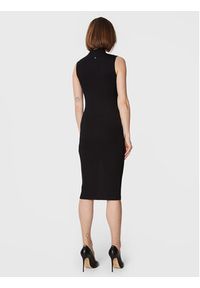 Guess Sukienka dzianinowa W3RK40 Z2U00 Czarny Slim Fit. Kolor: czarny. Materiał: syntetyk, wiskoza