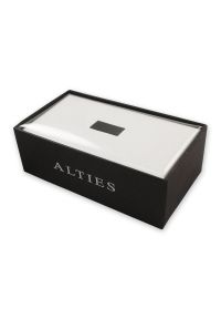 Mucha Męska z Poszetką - Alties - Czekoladowa. Kolor: beżowy, wielokolorowy, brązowy. Styl: sportowy, elegancki #3