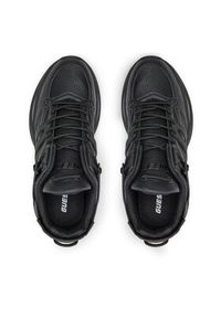 Guess Sneakersy Belluno Low FMTBEL ELE12 Czarny. Kolor: czarny. Materiał: skóra