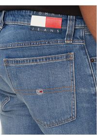 Tommy Jeans Szorty jeansowe Ronnie DM0DM18795 Niebieski Slim Fit. Kolor: niebieski. Materiał: bawełna