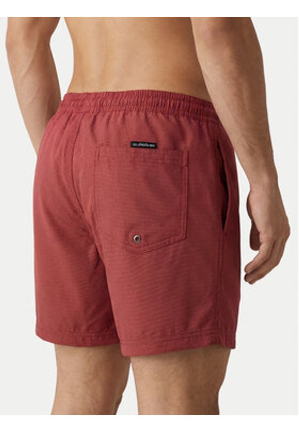 Quiksilver Szorty kąpielowe Everyday Deluxe EQYJV04101 Czerwony Regular Fit. Kolor: czerwony. Materiał: syntetyk