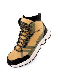 ALPINE PRO - Buty męskie Alpine Pro Mulhacen 43 - Wodoodporne, solidne i stylowe. Kolor: fioletowy. Materiał: guma, skóra. Styl: elegancki