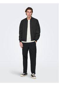 Only & Sons Kurtka bomber Joshua 22023287 Czarny Regular Fit. Kolor: czarny. Materiał: syntetyk #10