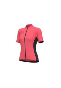 ALÉ CYCLING - Koszulka rowerowa damska Alé Cycling Solid Color Block. Kolor: różowy. Sport: kolarstwo