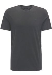 Mustang - MUSTANG ALEX C EMBROIDERY MĘSKI T-SHIRT KOSZULKA LOGO TEE CASTLEROCK 1015050 4111. Okazja: na co dzień. Materiał: bawełna. Wzór: haft. Styl: klasyczny, elegancki, casual