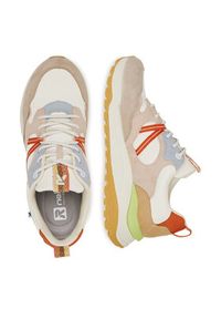 Rieker Revolution Lifestyle Sneakersy W2501-82 Beżowy. Kolor: beżowy. Materiał: materiał