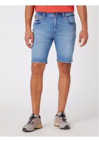 Wrangler Szorty jeansowe W11C84Z94 112330706 Niebieski Slim Fit. Kolor: niebieski. Materiał: bawełna #1