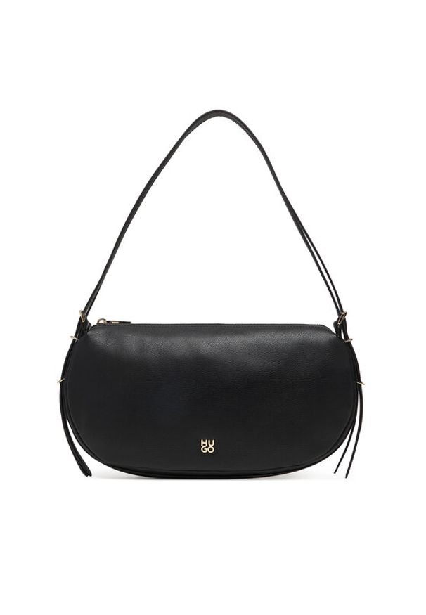 Hugo - HUGO Torebka Neeko P_Shoulder Bag 50558234 Czarny. Kolor: czarny. Materiał: skórzane