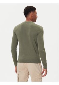 Napapijri Sweter Droz NP0A4I2G Zielony Regular Fit. Kolor: zielony. Materiał: bawełna #3