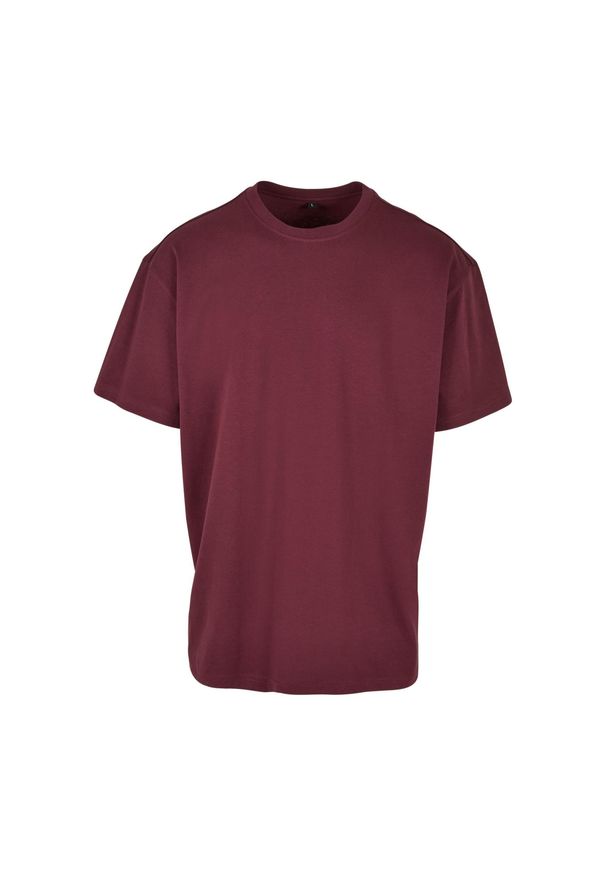 BUILD YOUR BRAND - Ponadwymiarowa Koszulka Dla Dorosłych Unisex Heavyweight. Kolor: różowy