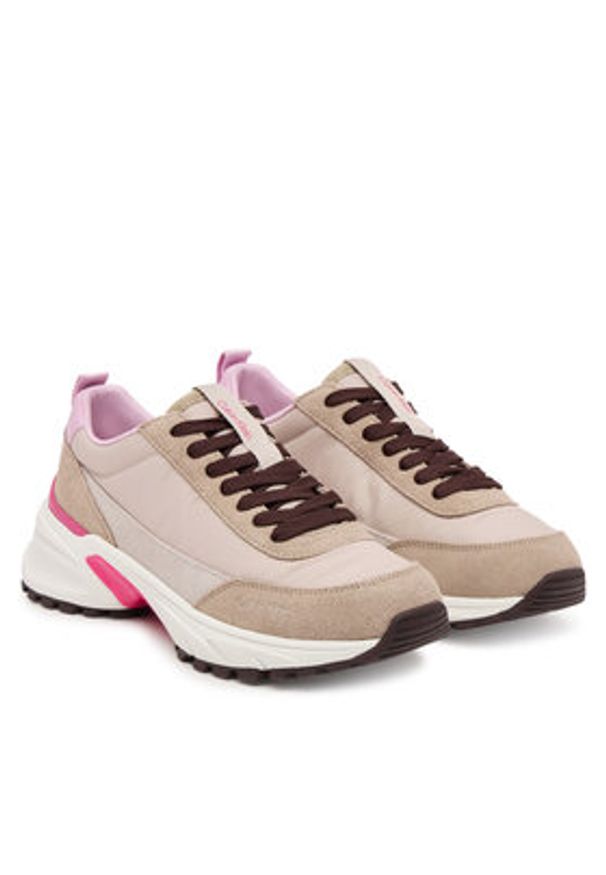 Calvin Klein Sneakersy Hike Runner Mg Nylon Mix YW0YW02075 Szary. Kolor: szary. Materiał: skóra, zamsz