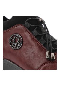 Bordowe Botki Filippo Wygodne Buty Damskie. Okazja: na co dzień. Kolor: czerwony. Materiał: neopren. Szerokość cholewki: normalna. Styl: casual, sportowy, elegancki #7