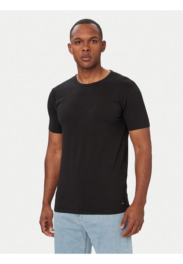 TOMMY HILFIGER - Tommy Hilfiger Komplet t-shirtów UM0UM03933 Czarny Slim Fit. Kolor: czarny. Materiał: bawełna