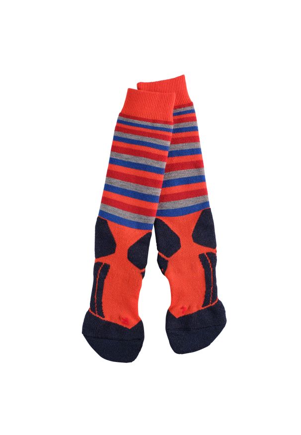 Podkolanówki Falke SK2 Stripe enfants. Kolor: pomarańczowy. Sport: narciarstwo