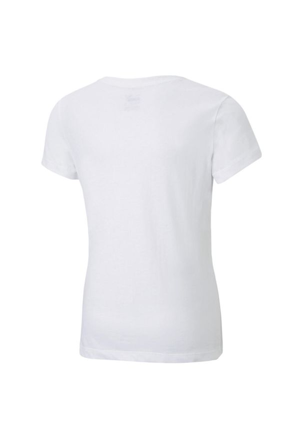 Puma Koszulka Ess+ Logo 84695302. Kolor: biały