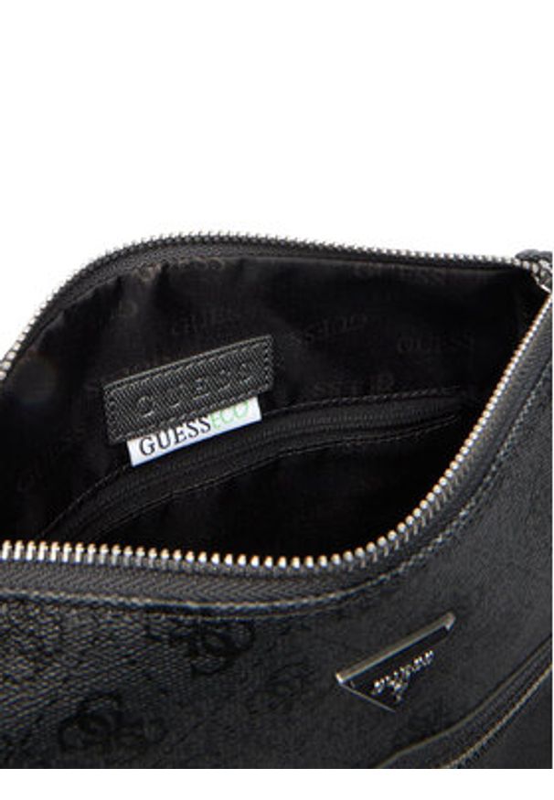 Guess Saszetka HMMICT P5417 Szary. Kolor: szary. Materiał: skóra