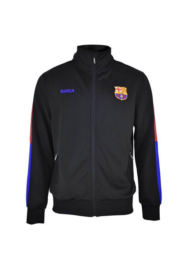 FC Barcelona - Sportowa bluza dziecięca Barcelona z zamkiem błyskawicznym. Kolor: wielokolorowy. Sport: piłka nożna