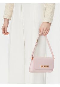 Love Moschino - LOVE MOSCHINO Torebka JC4058PP1MLO0601 Różowy. Kolor: różowy. Materiał: skórzane