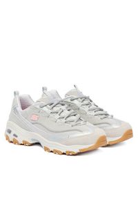 skechers - Skechers Sneakersy D'Lites 150556/GRY Szary. Kolor: szary. Materiał: materiał #5