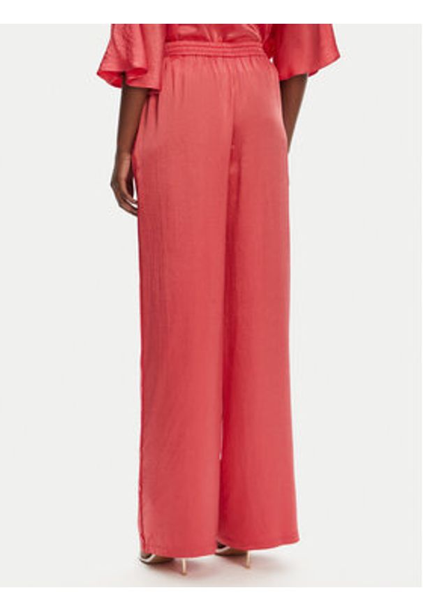 Pinko - PINKO Spodnie materiałowe 104595 A2BU Koralowy Regular Fit. Kolor: pomarańczowy. Materiał: syntetyk