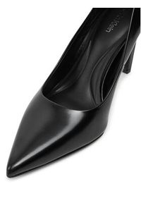 Calvin Klein Szpilki Heel Pump 90 - Brush L HW0HW02263 Czarny. Kolor: czarny. Materiał: skóra. Obcas: na szpilce #4