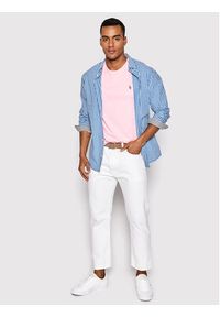Polo Ralph Lauren T-Shirt 710740727010 Różowy Slim Fit. Typ kołnierza: polo. Kolor: różowy. Materiał: bawełna #3