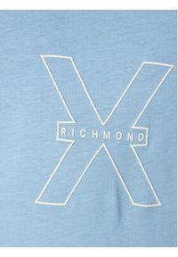Richmond X T-Shirt Rached UMP24031TS Błękitny Regular Fit. Kolor: niebieski. Materiał: bawełna #3