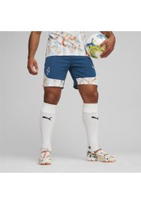 Puma - Spodenki piłkarskie PUMA x NEYMAR JR Creativity PUMA. Kolor: pomarańczowy, wielokolorowy, niebieski. Sport: piłka nożna