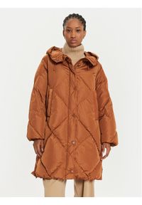 Weekend Max Mara Płaszcz zimowy Guelfo 2425496092 Brązowy Regular Fit. Kolor: brązowy. Materiał: syntetyk. Sezon: zima