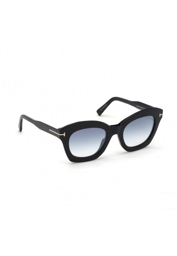 Tom Ford - TOM FORD - Czarne okulary przeciwsłonecze Bardot. Kolor: czarny