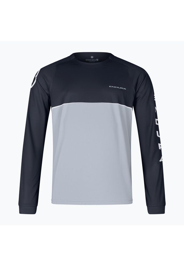 ENDURA - Longsleeve rowerowy męski Endura Core Printed. Kolor: czarny. Długość rękawa: długi rękaw