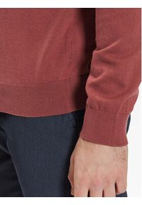 Sisley Sweter 10F2S1C78 Pomarańczowy Slim Fit. Kolor: pomarańczowy. Materiał: bawełna