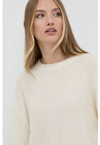 Miss Sixty Sweter wełniany damski kolor kremowy. Kolor: beżowy. Materiał: wełna. Długość rękawa: długi rękaw. Długość: długie #5