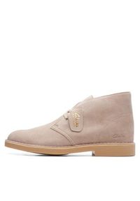 Clarks Trzewiki Desert Bt Evo Beżowy. Kolor: beżowy. Materiał: zamsz, skóra #2