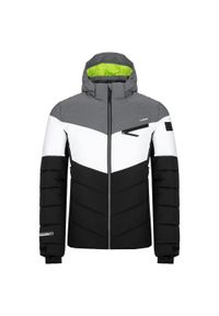 ELEVN - Kurtka narciarska męska LOAP Orisino 2XL – wodoodporna i ocieplana. Kolor: czarny, niebieski, wielokolorowy, biały. Sezon: zima. Sport: narciarstwo #1