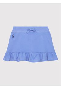 Polo Ralph Lauren Spódnica 312837115010 Niebieski Regular Fit. Kolor: niebieski. Materiał: bawełna