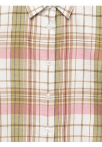 Big-Star - Koszula damska bawełniana w kratę różowo-zielona Cedi 600. Okazja: na co dzień. Kolor: różowy. Materiał: bawełna. Wzór: kolorowy. Styl: casual, elegancki, retro, klasyczny #2