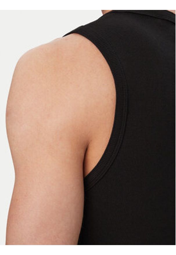 Hugo - HUGO Tank top Dapota 50563744 Czarny Slim Fit. Kolor: czarny. Materiał: bawełna