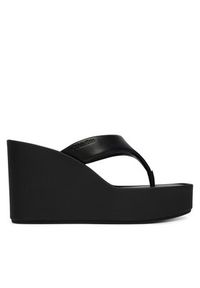Calvin Klein Japonki Wedge 70 Sndl Thong Lth HW0HW02880 Czarny. Kolor: czarny. Materiał: skóra #2