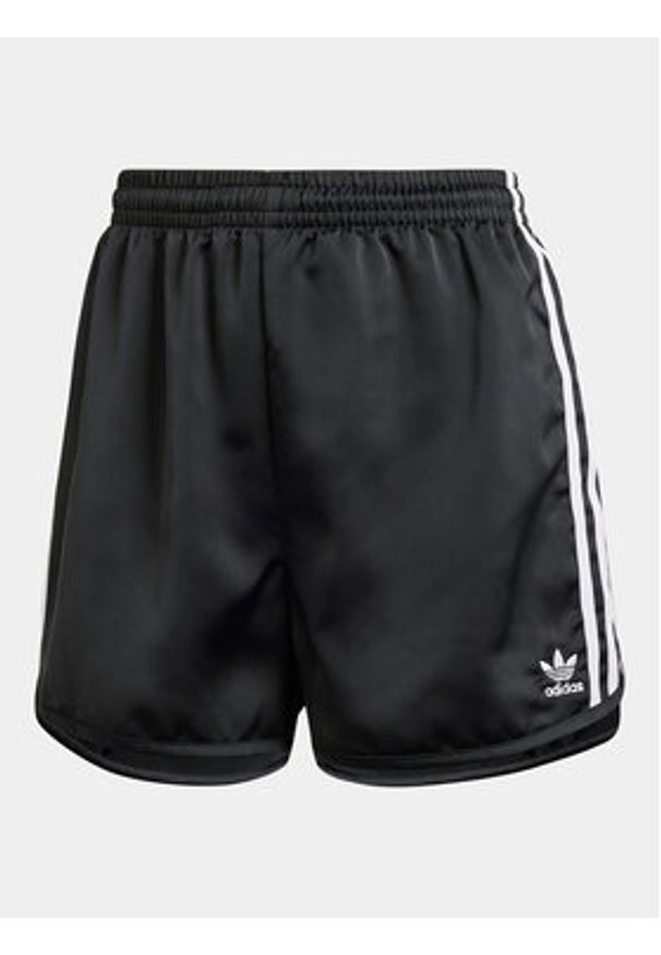 Adidas - adidas Szorty sportowe Satin Sprint IU2528 Czarny Loose Fit. Kolor: czarny. Materiał: syntetyk. Sport: bieganie
