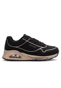 skechers - Buty młodzieżowe SKECHERS UNO GEN 1 COOL eko skóra. Kolor: wielokolorowy. Materiał: skóra. Model: Skechers Sport. Sport: turystyka piesza
