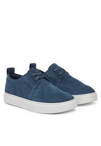 Calvin Klein Półbuty Hybrid Clean Derby Su HM0HM02324 Niebieski. Kolor: niebieski. Materiał: zamsz, skóra #5