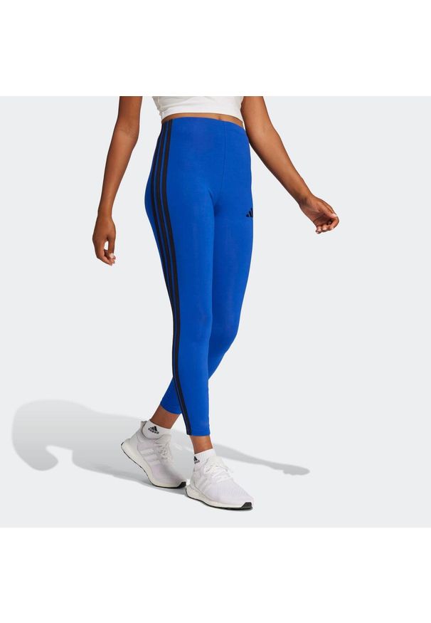 Adidas - Legginsy fitness damskie ADIDAS. Materiał: włókno, materiał, bawełna. Sport: fitness