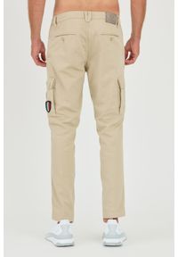 Aeronautica Militare - AERONAUTICA MILLITARE Beżowe bojówki TROUSERS. Kolor: beżowy #4