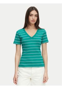 TOMMY HILFIGER - Tommy Hilfiger T-Shirt New Cody WW0WW40584 Zielony Slim Fit. Kolor: zielony. Materiał: bawełna #1