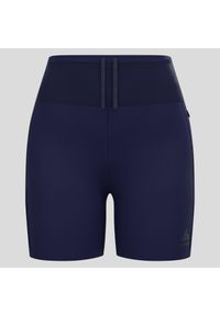 Odlo - Spodenki damskie ODLO X-ALP Trail Cargo legginsy biegowe z kieszeniami. Kolor: niebieski