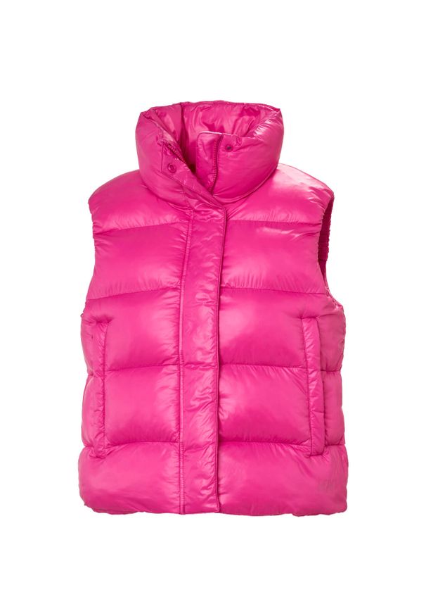 Damska kurtka bez rękawów Helly Hansen Jade. Kolor: różowy. Materiał: puch. Długość rękawa: bez rękawów. Sezon: zima